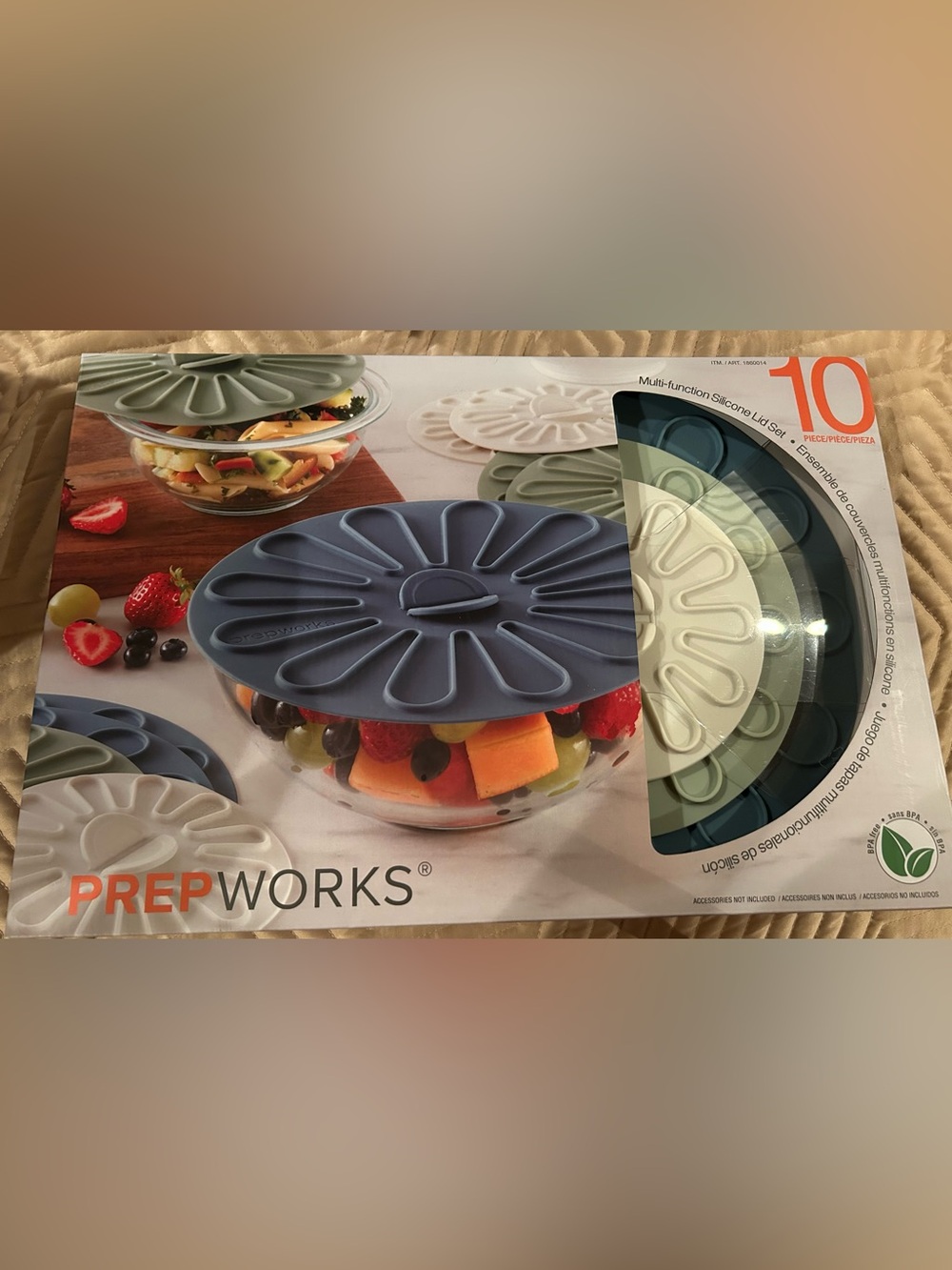 Prep works Multi Function Silicone Lid Set New in Package